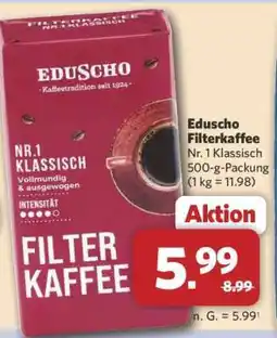 Combi Eduscho Filterkaffee Angebot
