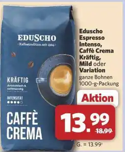 Combi Eduscho Espresso Intenso, Caffè Crema Kräftig, Mild oder Variation Angebot