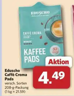 Combi Eduscho Caffe Crema Pads Angebot