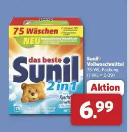 Combi Sunil Vollwaschmittel Angebot