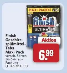 Combi Finish Geschirrspülmittel-Tabs Maxi Pack Angebot