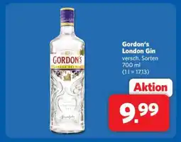 Combi Gordon's London Gin Angebot