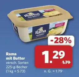 Combi Rama mit Butter Angebot