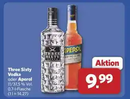 Combi Three Sixty Vodka oder Aperol Angebot