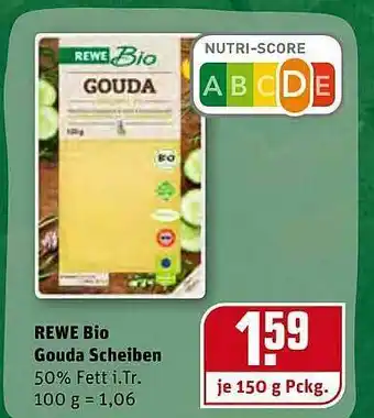 REWE Kaufpark Rewe Bio Gouda Scheiben Angebot