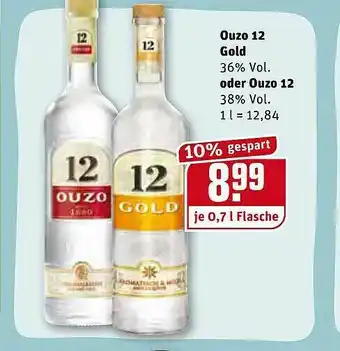 REWE Kaufpark Ouzo 12 Gold Angebot