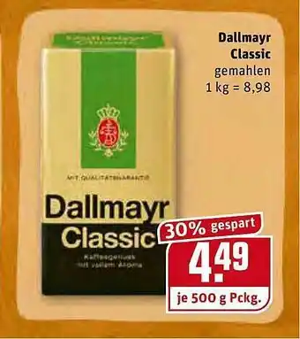 REWE Kaufpark Dallmayr Classic Angebot