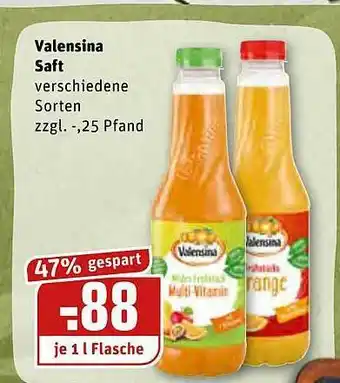 REWE Kaufpark Valensina Saft Angebot