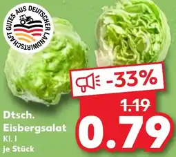 Kaufland Dtsch. Eisbergsalat Angebot