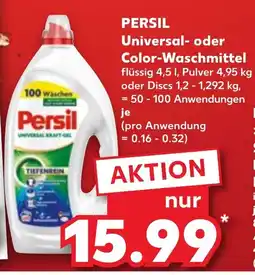 Kaufland Persil Universal- oder Color-Waschmittel Angebot