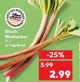 Kaufland Dtsch. Rhabarber Angebot
