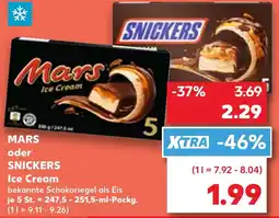 Kaufland Mars oder snickers ice cream Angebot
