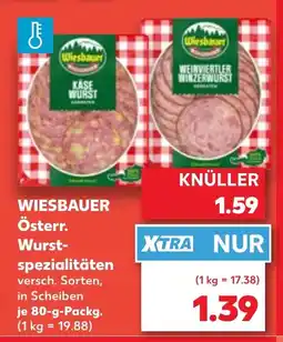 Kaufland WIESBAUER Österr. Wurstspezialitäten Angebot