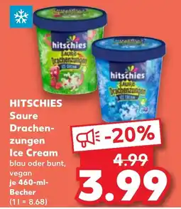 Kaufland HITSCHIES Saure Drachenzungen Ice Cream Angebot