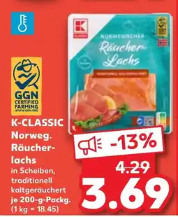 Kaufland K-CLASSIC Norweg. Räucherlachs Angebot