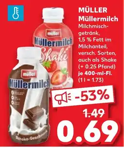 Kaufland MÜLLER Müllermilch Angebot