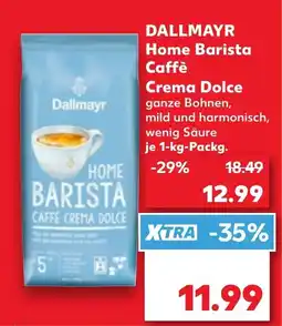 Kaufland Dallmayr Home Barista Caffè Crema Dolce Angebot