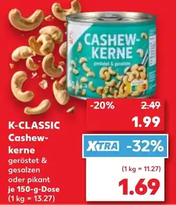 Kaufland K-CLASSIC Cashewkerne Angebot