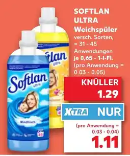 Kaufland Softlan ultra weichspüler Angebot
