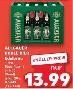 Kaufland ALLGÄUER BÜBLE BIER Edelbräu Angebot