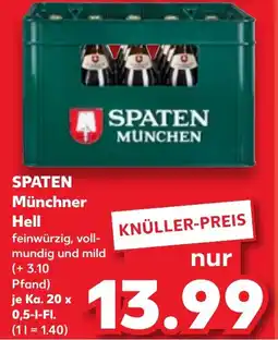 Kaufland SPATEN Münchner Hell Angebot