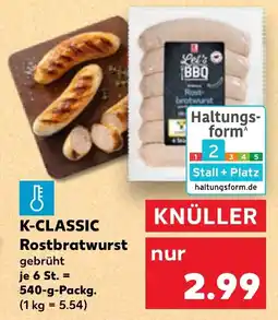 Kaufland K-CLASSIC Rostbratwurst Angebot