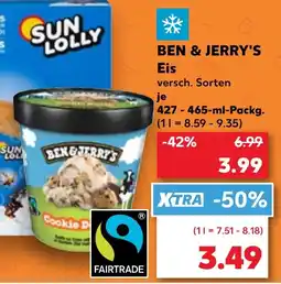 Kaufland BEN & JERRY'S Eis Angebot