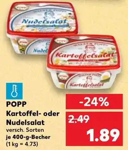 Kaufland POPP Kartoffel- oder Nudelsalat Angebot