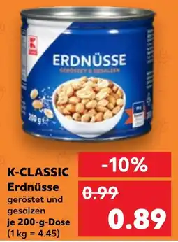 Kaufland K-CLASSIC Erdnüsse Angebot