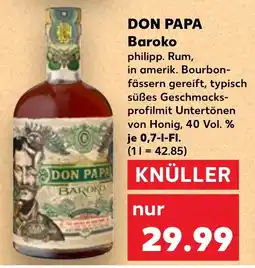 Kaufland DON PAPA Baroko Angebot