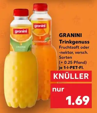 Kaufland Granini trinkgenuss Angebot