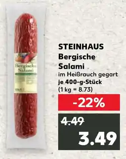 Kaufland Steinhaus bergische salami Angebot