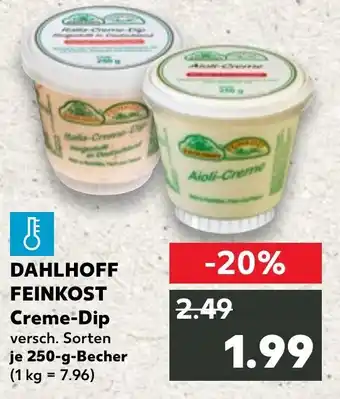 Kaufland Dahlhoff feinkost creme-dip Angebot