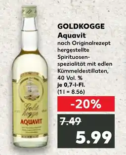 Kaufland GOLDKOGGE Aquavit Angebot