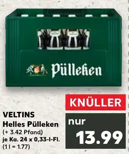 Kaufland VELTINS Helles Pülleken Angebot