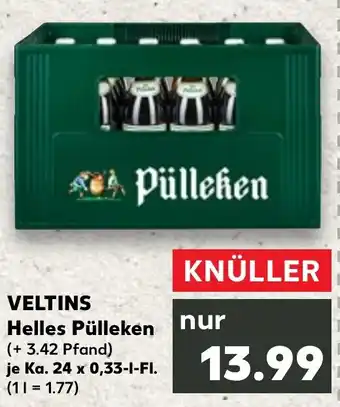 Kaufland VELTINS Helles Pülleken Angebot