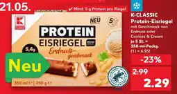 Kaufland K-CLASSIC Protein-Eisriegel Angebot
