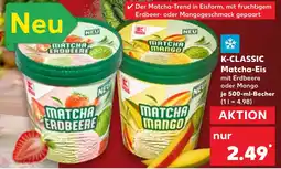 Kaufland K-CLASSIC Matcha-Eis Angebot