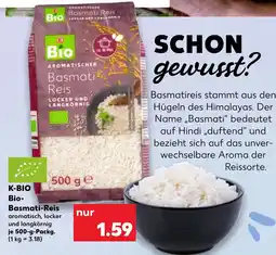 Kaufland K-BIO Bio Basmati-Reis Angebot