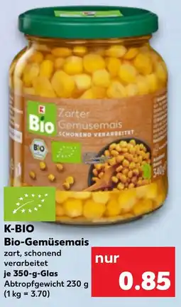 Kaufland K-BIO Bio-Gemüsemais Angebot