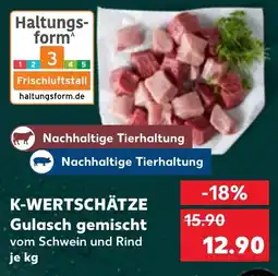 Kaufland K-WERTSCHÄTZE Gulasch gemischt Angebot