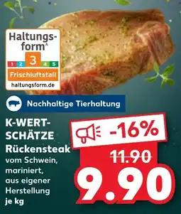 Kaufland K-WERTSCHÄTZE Rückensteak Angebot