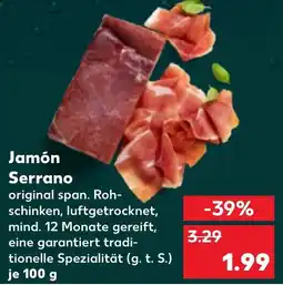 Kaufland Jamón Serrano Angebot