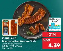 Kaufland K-PURLAND Bauchscheiben Western Style Angebot