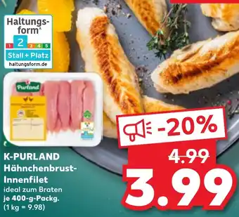 Kaufland K-PURLAND Hähnchenbrust Innenfilet Angebot