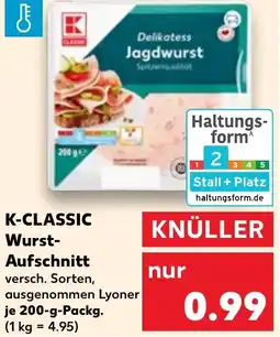 Kaufland K-CLASSIC Wurst Aufschnitt Angebot