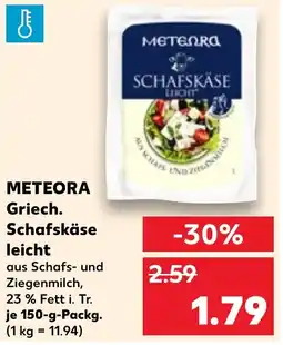 Kaufland METEORA Griech. Schafskäse leicht Angebot
