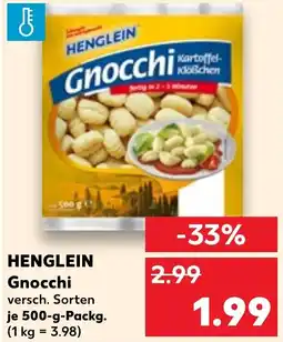 Kaufland HENGLEIN Gnocchi Angebot