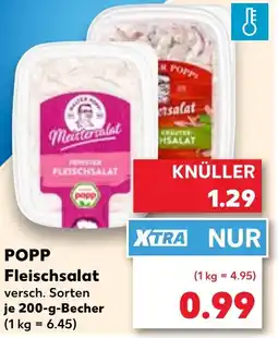 Kaufland POPP Fleischsalat Angebot