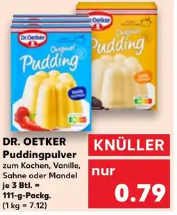 Kaufland DR. OETKER Puddingpulver Angebot